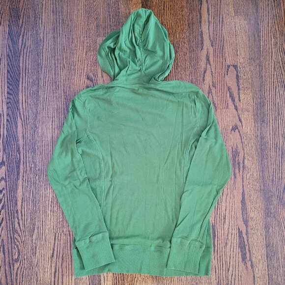 Old Navy Vintage Lightweight Green Hoodie Women's Size Large - Picture 5 of 11